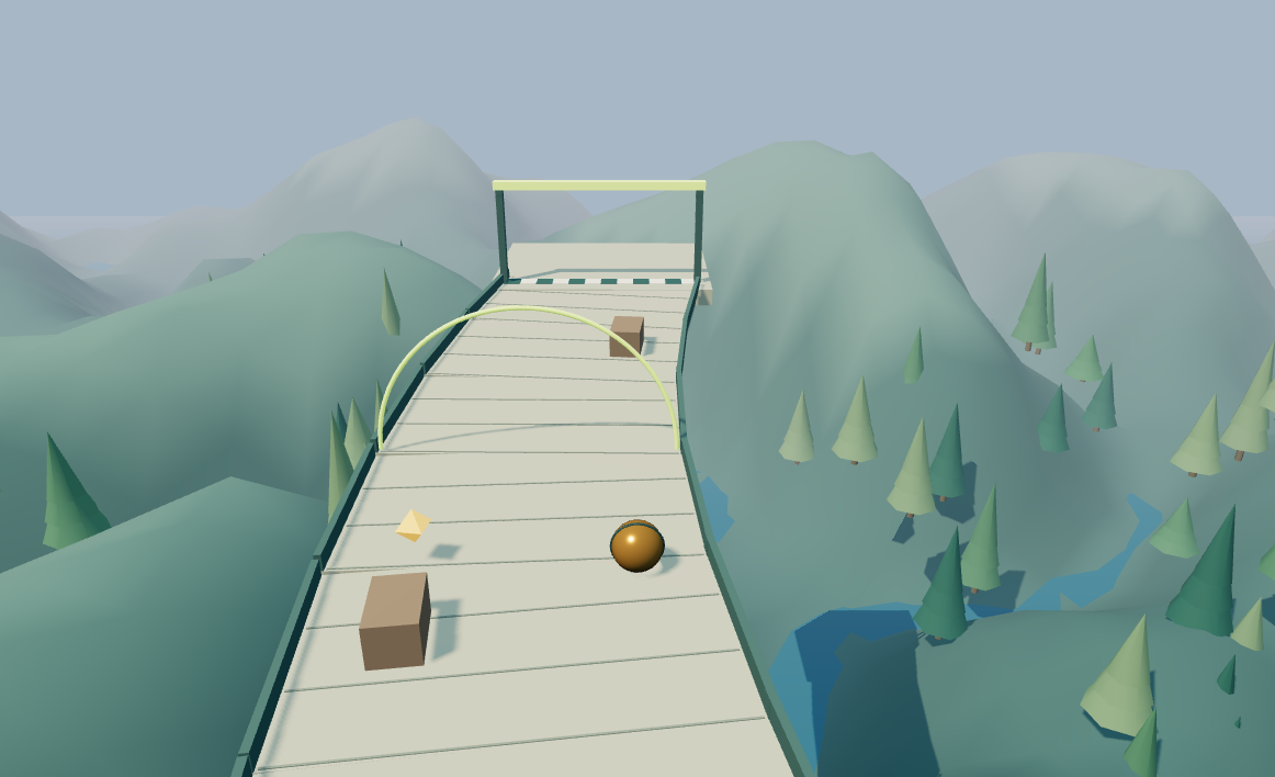 Ridgeline mountain course
